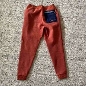 Cotopaxi fleece Joggers with reinforced knee pad